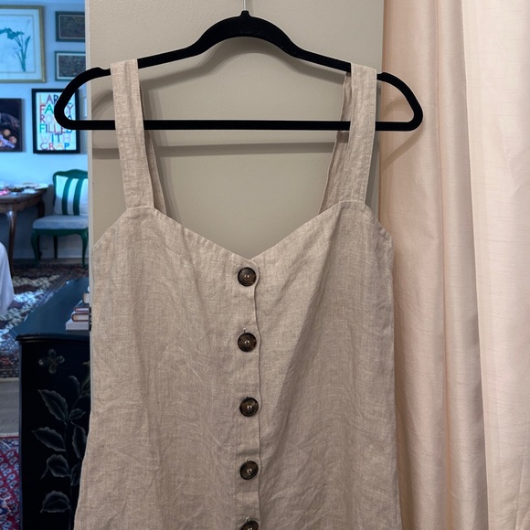 REFORMATION Shetland Linen Mini Dress M - Picture 10 of 11